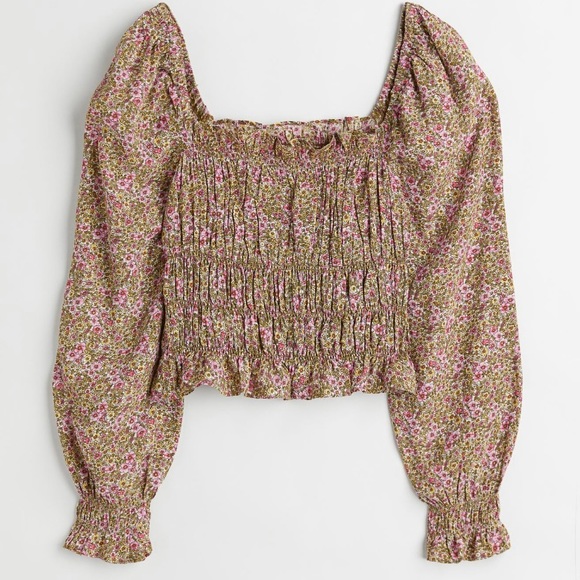 H&M ditsy flowers blouse - Picture 8 of 8